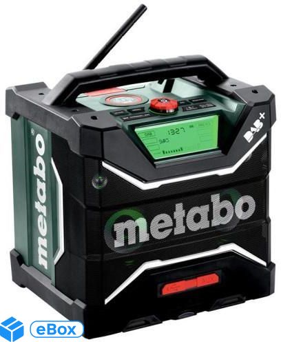 Radio budowlane Metabo RC 12-18 32W BT DAB+ + kabel sieciowy (beza) eBox24-8058320 фото