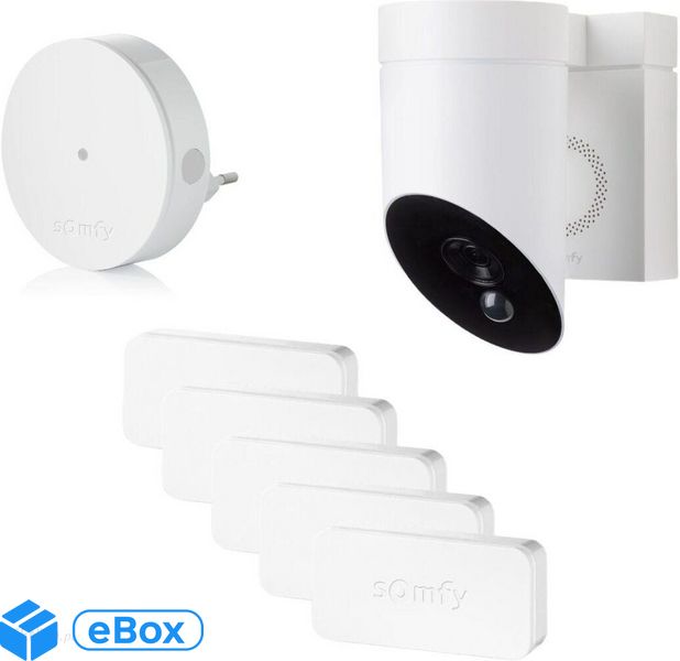 Somfy System Alarmowy Z Kamerą Zewnętrzną Zestaw 2401568-1870383-1870396 eBox24-8176620 фото