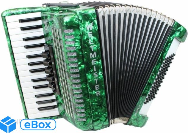 Weltmeister Kristall 30/60/III/5 akordeon zielony eBox24-8101320 фото
