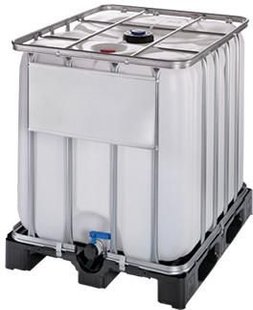 Ibc_6W Kontener Ibc St/150/50 600L Z Paletą Plastikową 1200X800 Mm eBox24-8250680 фото