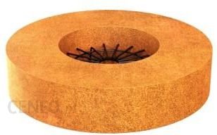 Palenisko Corten SOMBRERRO 2 z rusztem, 100x20 cm