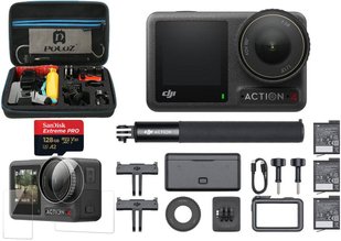 DJI Osmo Action 4 Adventure Combo + Akcesoria PULUZ + 128GB + Szkło eBox24-8035815 фото