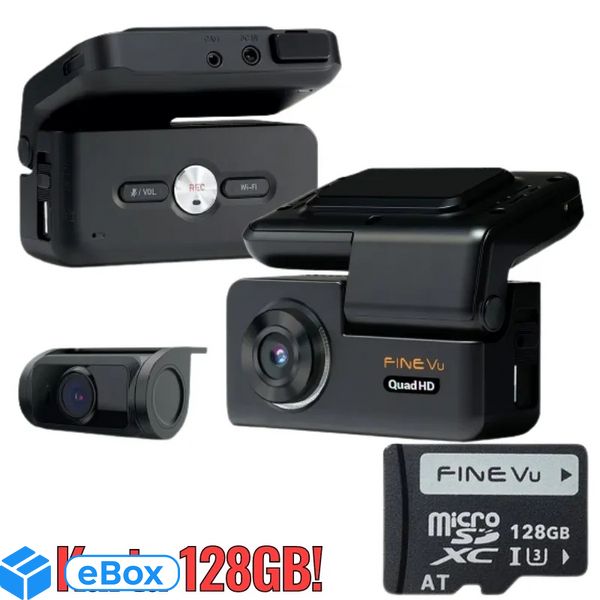 FineVu Kamera samochodowa GX300 + karta 128GB | Wideorejestratory to nasza eBox24-94275659 фото