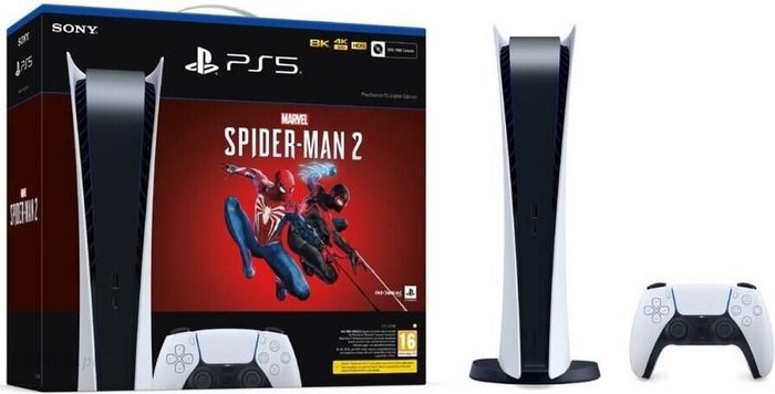 Sony PlayStation 5 Digital Edition + Spider-Man 2 eBox24-8028597 фото