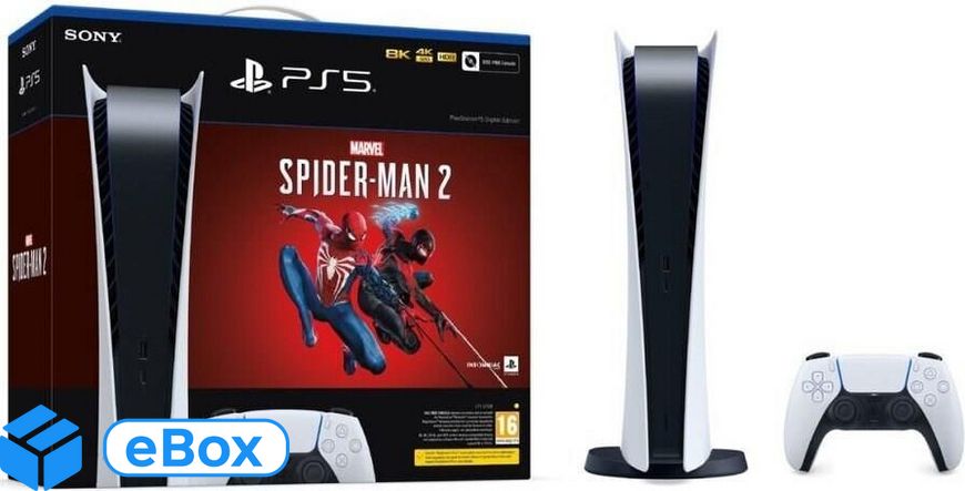 Sony PlayStation 5 Digital Edition + Spider-Man 2 eBox24-8028597 фото
