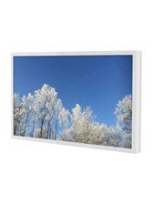 HI-ND Wall Casing PROTECT 49" Landscape - mounting kit - for LCD display - white RAL 9003