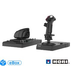 HORI - HORI HOTAS Flight Control System & Mount for PC (Windows 11/10) High-End Flight Stick & Throttle for PC Flight Sims eBox24-8098148 фото