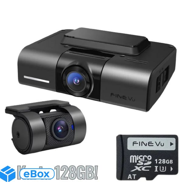 FineVu Kamera samochodowa GX1000 + karta 128GB | Wideorejestratory to nasz eBox24-94275660 фото