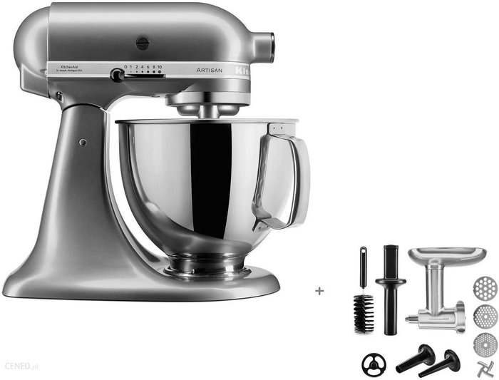 KitchenAid Artisan 5/175 Grafitowy 5KSM175PSECU+5KSMMGA