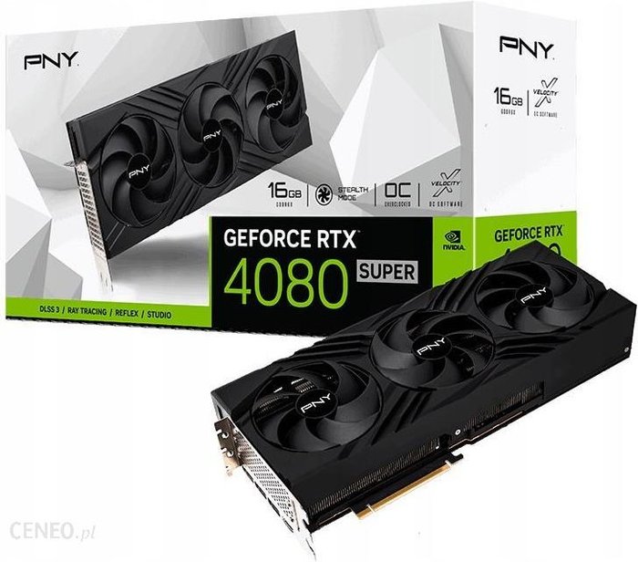 Pny GeForce RTX 4080 SUPER Verto OC 16GB GDDR6X (VCG4080S16TFXPB1-O) eBox24-8267498 фото