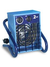 El-Bjørn Electro Fan heater vf 21 2kw 230v with plug type C (danish)