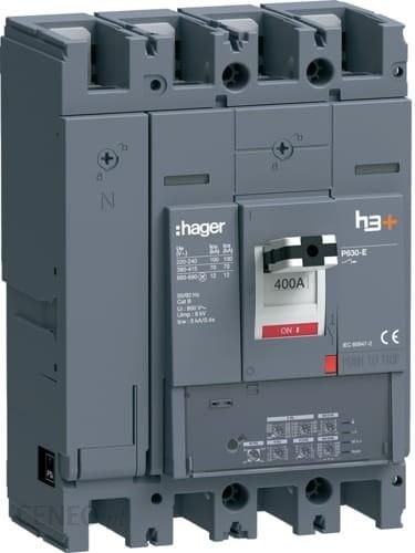 Hager Mccb Wyłącznik Mocy H3+ P630 Lsi 4X400A 70Ka (Hew401Jr) eBox24-8180049 фото