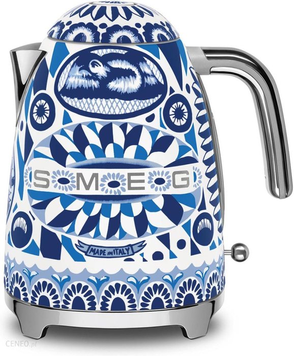 Czajnik 1,7L Blu Mediterraneo Smeg (KLF03DGBEU) --- OFICJALNY SKLEP Smeg