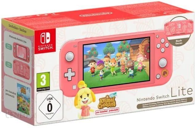 Nintendo Switch Lite Coral + Animal Crossing New Horizons eBox24-8028599 фото
