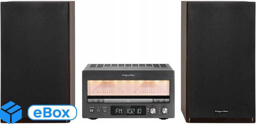 Wieża HiFi Kruger&Matz KM1995 (Wzmacniacz klasy ACDUSB Bluetoothradio cyfrowe DAB+FM) eBox24-8057099 фото