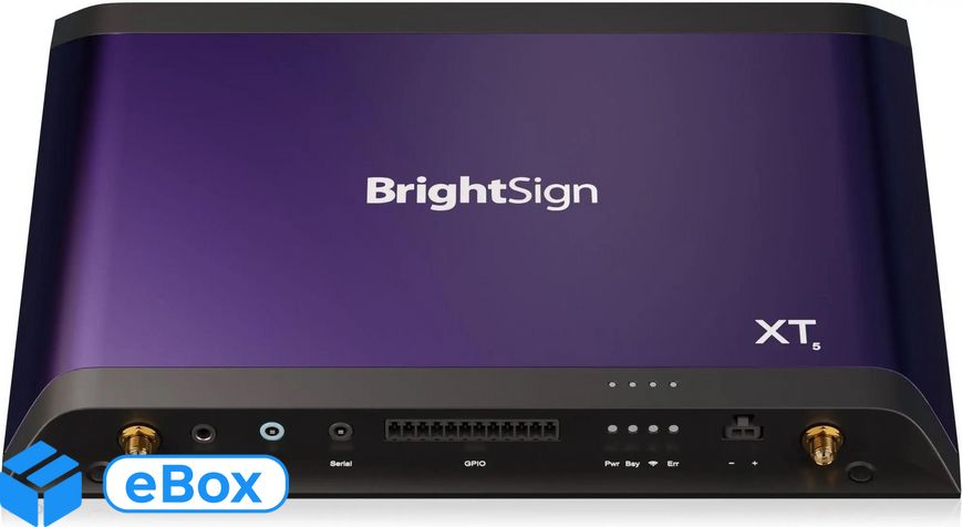 BrightSign XT1145 8K Expanded I/O Player | Odtwarzacz reklamowy Digital Signage 8K 60p, HTML5, H.265, PoE+, USB, RS-232 eBox24-8279849 фото