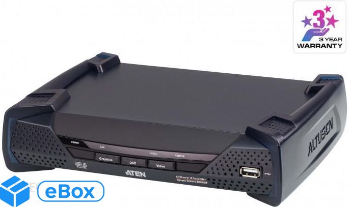 ATEN DVI Dual Link KVM over IP Extender (Receiver) KE6910R-AX-G eBox24-8090150 фото