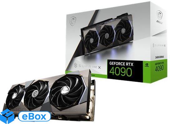 MSI GeForce RTX 4090 SUPRIM X 24GB GDDR6X (RTX4090SUPRIMX24G) eBox24-8267501 фото