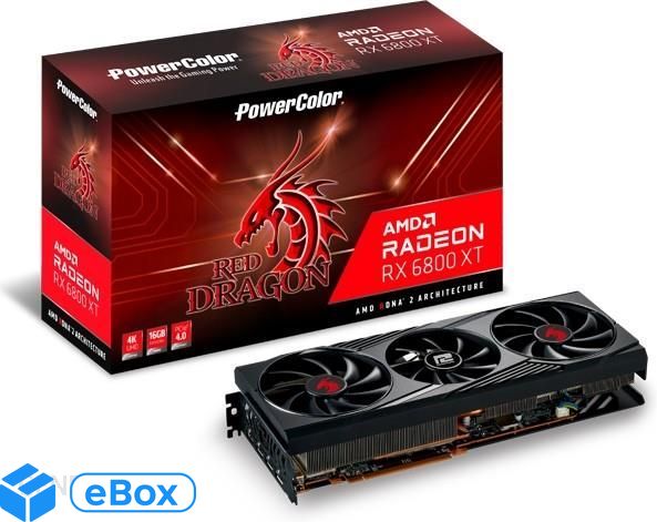 PowerColor Radeon 6800 XT Red Dragon 16GB (AXRX6800XT16GBD63DHROC) eBox24-8267451 фото