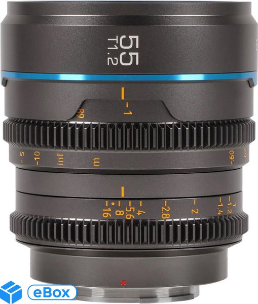 Sirui Night Walker 55mm T1.2 S35 Cine Lens Sony E-Mount Metal Grey | filmowy eBox24-8032552 фото