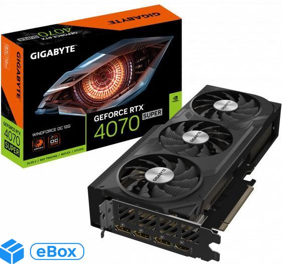 Gigabyte GeForce RTX 4070 SUPER WINDFORCE OC 12GB GDDR6X (GV-N407SWF3OC-12GD) eBox24-8354028 фото