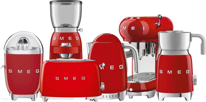 Smeg TSF01RDEU + KLF04RDEU + ECF01RDEU + MFF01RDEU + CJF01RDEU + CGF01RDEU