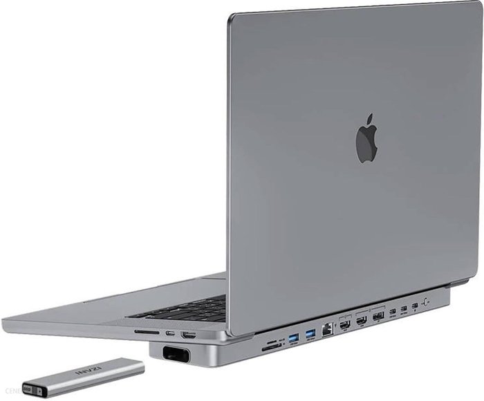 Invzi Hub USB-C do MacBook Pro 16" MagHub 12w2 z kieszenią SSD (szara) (MH0113) eBox24-8092503 фото