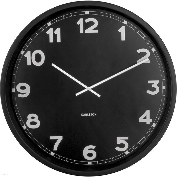 Karlsson Wall Clock New Classic Xl Black (Ka5944Bk) eBox24-8280103 фото
