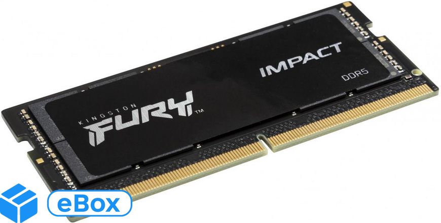 Kingston Fury Impact DDR5 64GB 5600MHz CL40 SO-DIMM (KF556S40IBK264) eBox24-8076103 фото