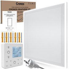 Cronos Heaters Grzejnik Na Podczerwień Rama Led 420W Termostat