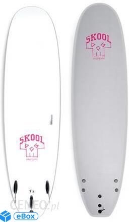 Softdog Surf Skooldog Soft Top Deska Do Surfingu Szary/Czerwony eBox24-8273404 фото