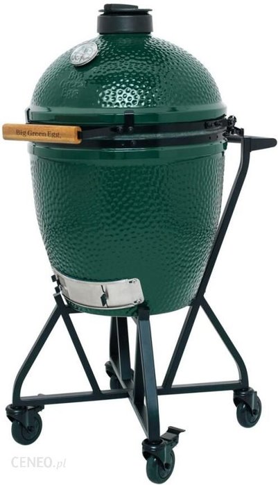 Big Green Egg Grill Ceramiczny L + Mobilny Stojak Integgrated Z Uchwytem