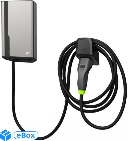 Green Cell HabuDen Wallbox EV Wi-Fi Bluetooth Typ 2 22kW 7,5m - 20 RAT 0% eBox24-8390739 фото