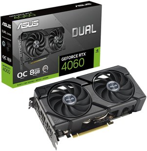 Asus GeForce RTX 4060 DUAL EVO OC 8GB GDDR6 RAM (90YV0JC7M0NA00) eBox24-8354030 фото