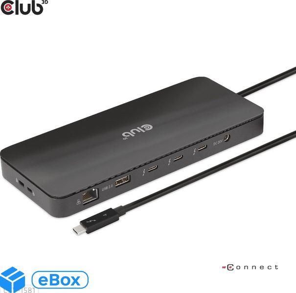 Club 3D HUB USB Club3D Thunderbolt4 11-in-1 HUB (CSV1581) eBox24-8092505 фото