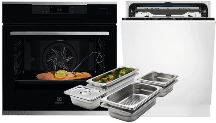 Electrolux Piekarnik KOABS39WX I Zmywarka KECB8300L + PKKS8