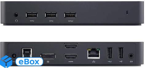 Dell USB 3.0 Ultra HD Triple Video Docking Station D3100 SAF (452BBOR) eBox24-8090621 фото
