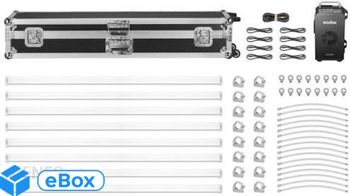 Godox TP4R K-8 RGBW - zestaw, tuba świetlna 8 szt, 2000-10000K, 64W (TP4RK8) eBox24-8271671 фото