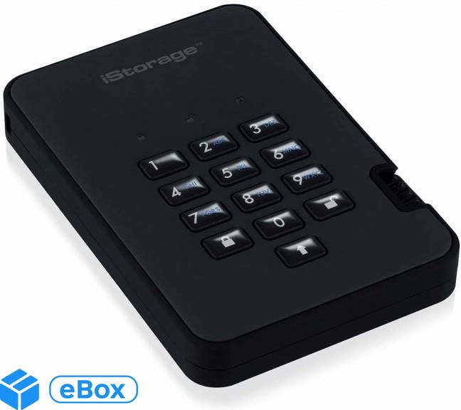 iStorage diskAshur2 SSD 1TB (IS-DA2-256-SSD-1000-B) eBox24-8095121 фото