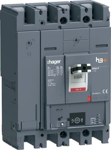 Hager Mccb Wyłącznik Mocy H3+ P630 Energy 4X630A 110Ka (Hpw631Nr) eBox24-8180057 фото