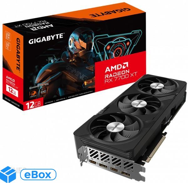 Gigabyte Radeon RX 7700 XT Gaming OC 12GB PCI-E GDDR6 (GV-R77XTGAMING OC-12GD) eBox24-8267457 фото