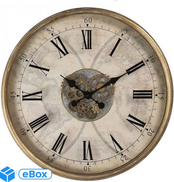 Zegar Ścienny Z Mechanizmem 72 Cm Złoty eBox24-8280108 фото