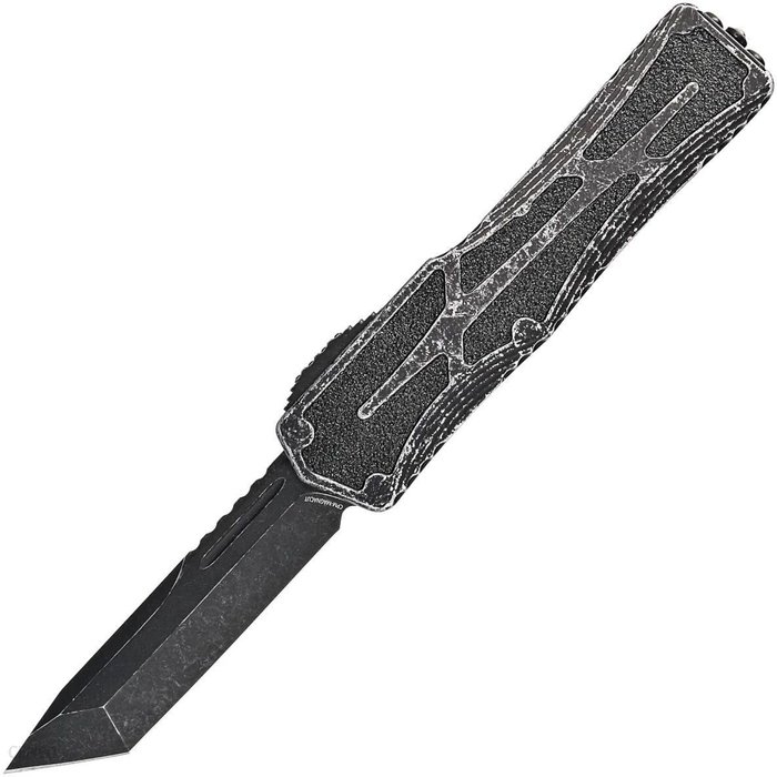 Heretic Knives Nóż Automatyczny Otf Colossus Te Breakthrough Gray Aluminum Battleworn Black Magnacut H040 8A Brkgry eBox24-8269459 фото