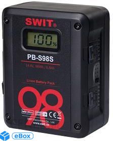 SWIT PB-S98S 98Wh - V-Lock, 2x D-Tap, USB, Sony & RED Info eBox24-8270360 фото