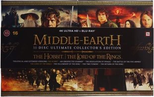 Middle-Earth. Complete Collection. Hobbit / The Lord of the Rings (Śródziemie. Kompletna Kolekcja: Hobbit / Władca Pierścieni) (BOX) (15xBlu-Ray 4K)+ eBox24-8366036 фото