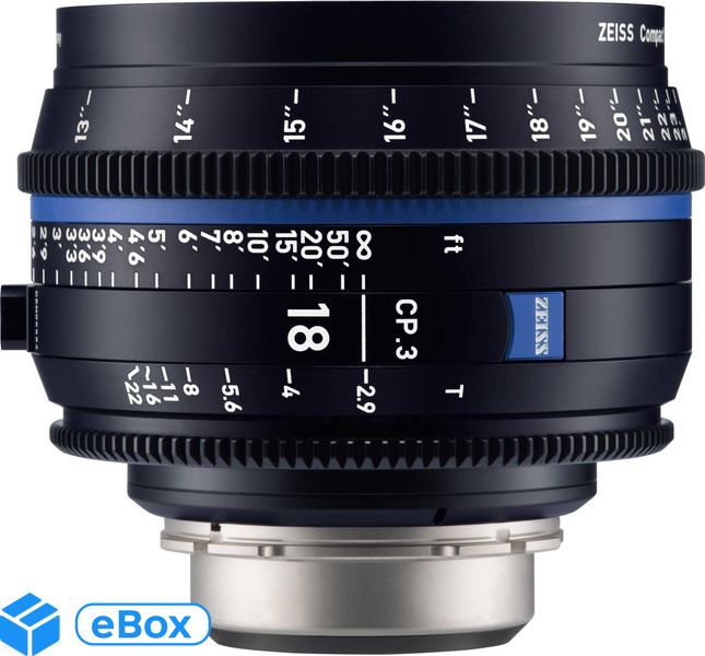Zeiss CP.3 18mm T2.9 Cine Compact Prime (Canon EF) eBox24-8032711 фото