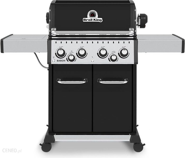 Broil King Baron 490 rożno + kuchenka boczna