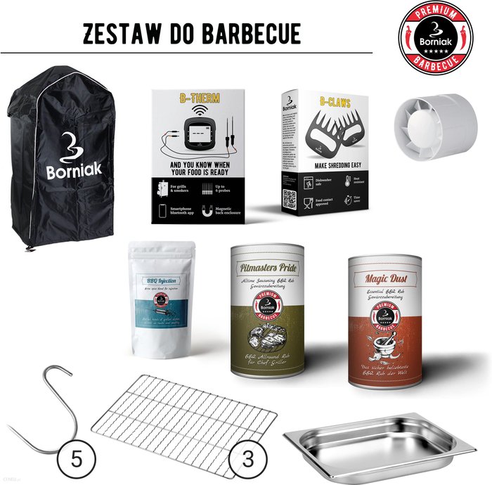 Borniak Zestaw Do Bbq Zbb-150