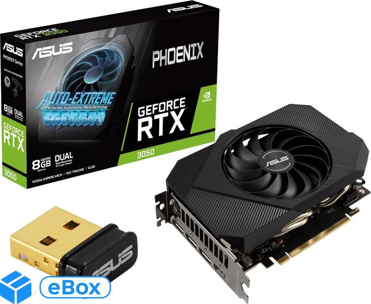 ASUS GeForce RTX 3050 Phoenix 8GB GDDR6 (PHRTX30508G) eBox24-8267511 фото