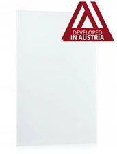 Grzejnik Panel Na Podczerwień Białe Szkło 600W